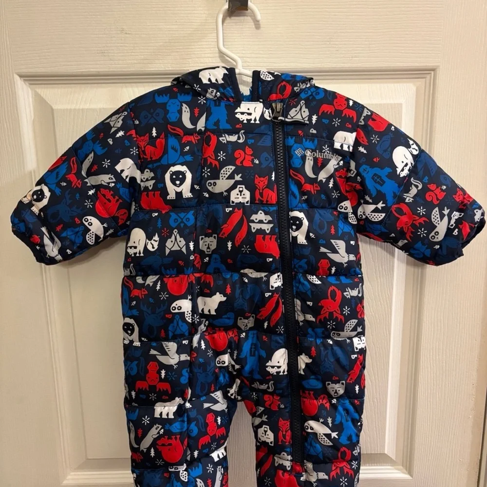 Columbia Infant Snowsuit with Animal Print